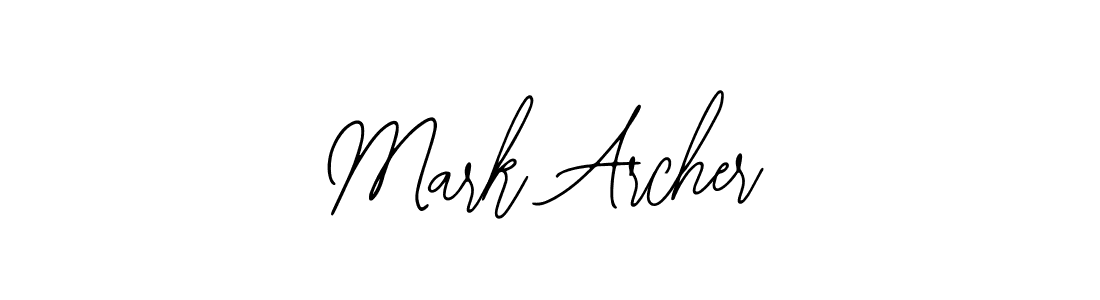You should practise on your own different ways (Bearetta-2O07w) to write your name (Mark Archer) in signature. don't let someone else do it for you. Mark Archer signature style 12 images and pictures png